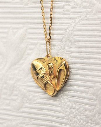 Mama, Tata i Córeczka - Serce utworzone z butów, Ker Jewellery