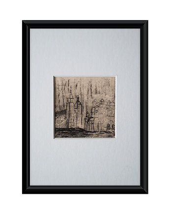 Oryginał - Grafika w oprawie passe-partout 13x18 cm, Gosia Sendlewska