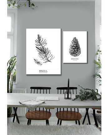 Komplet dwóch leśnych printów, Margo Hupert