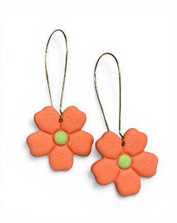 Kolczyki kwiatowa łąka z gliny polimerowej, Megan Little Things