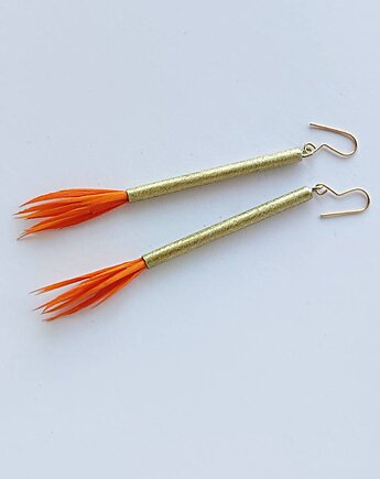 PIÓRKO kolczyki, Katarzyna Kaminska ART