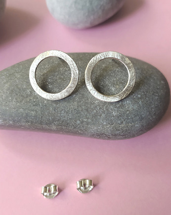 Kolczyki Plates - srebro 925, Friedman Jewelry