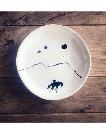 Mały talerzyk z konikami/ Pegaz, CeramicPole