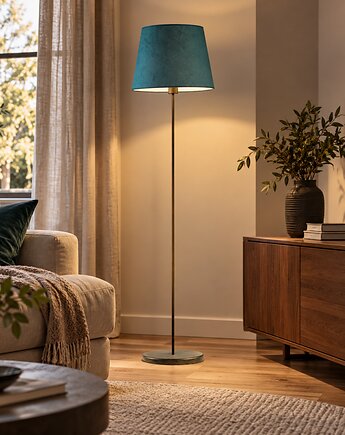 Nowoczesna lampa podłogowa do salonu VASTO VELUR, LYSNE