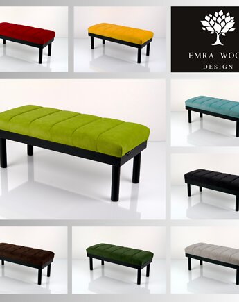 Ławka Tapicerowana Industrialna Kolory Rozmiary LGM-532, EMRA WOOD DESIGN