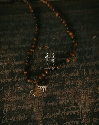 Naszyjnik z tygrysiego oka z miłorzębem, MAYBEJWLR