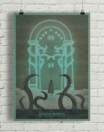 Plakat Władca Pierścieni: Drużyna Pierścienia / The Lord of the Rings, minimalmill