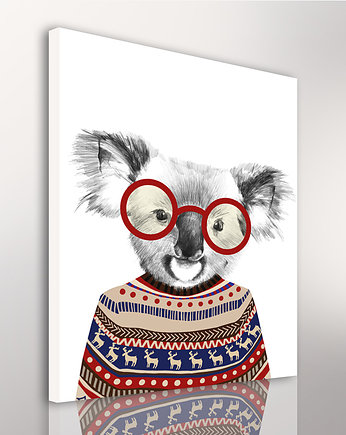OBRAZ NA PŁÓTNIE -  60x80 KOALA, LUdesign gallery