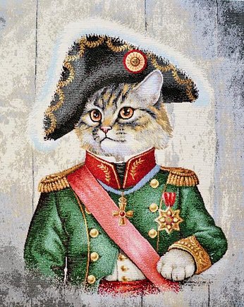 Poduszka ozdobna Kot Bonaparte, MOJAMAJA