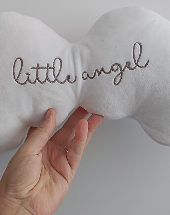 Ozdoba pokoju- przytulanka personalizowana - skrzydełka (kolory, tkaniny), Little Angels