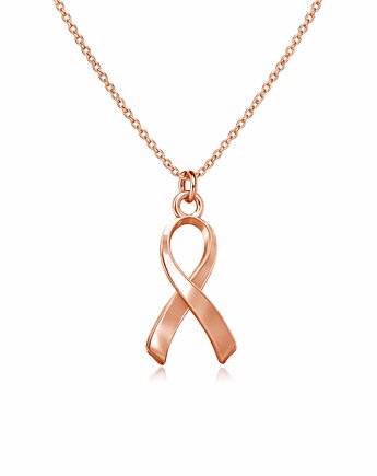 HOPE RIBBON - naszyjnik srebro, złoto, różowe złoto, ISSI Jewelry