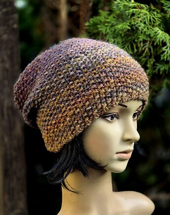 Hortensje / ryżówka, agat handmade