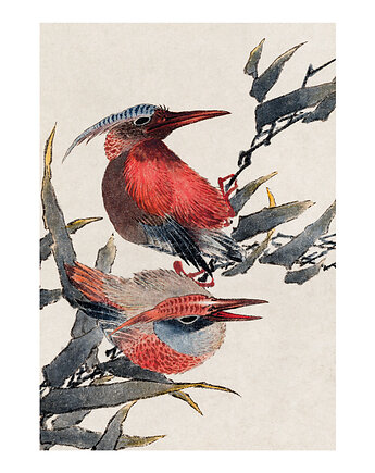 Kartka Premium - Hokusai  "Ptaki", Galeria LueLue