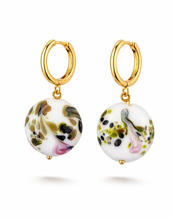 Kolczyki  SPRING - srebro złocone 24K, ISSI Jewelry