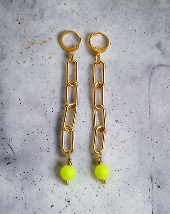 Swarovski neon pearls : neon yellow, kaktusia