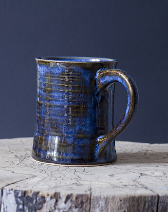 Kubeczek z uszkiem handmade, studnia ceramiczna