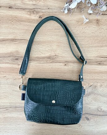 Saszetka , Nerka Zielony Krokodyl, Maki Handmade