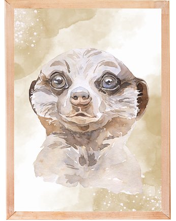 PLAKAT, OBRAZEK leśna zwierzęta safarii nr.10, OSOBY - Prezent dla emeryta