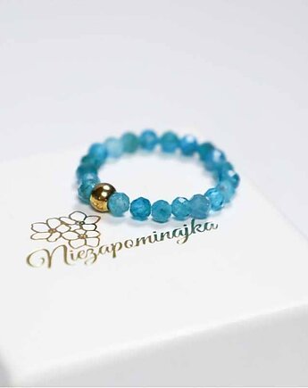 Pierścionek apatyt złoty, Lovely Jewellery