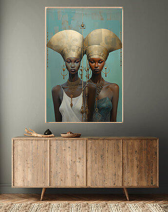 Oblicza Innych Wymiarów - Plakat - Druk - Abstrakcja, Surrealizm, Loft #2, Black Sapphire Art