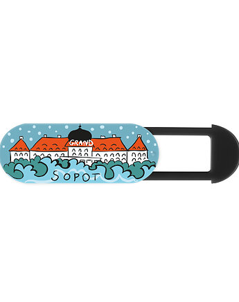 Zaślepka na kamerę laptopa, Sopot Grand Hotel, zasłonka na kamerę, Gliniana Kura