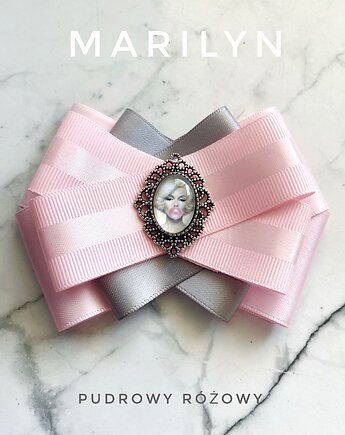 Kolekcja Brosz z Marilyn Monroe NOWOŚĆ Ikona Stylu, Pudrowy Różowy