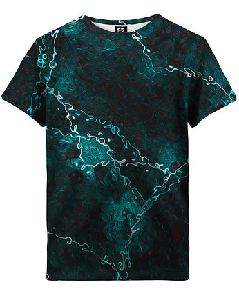 T-shirt Girl DR.CROW Marble Turquoise, DrCrow
