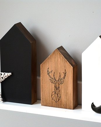 Domki drewniane dekoracje w stylu skandynawskim, Wooden Love