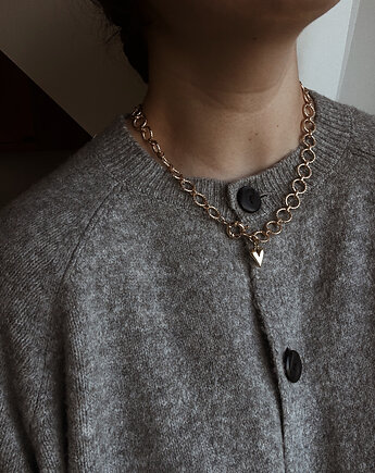 Naszyjnik Heart Chain, Chmolowska Jewellery