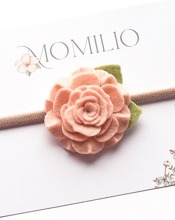 Opaska do włosów z kwiatuszkiem camelia, Momilio