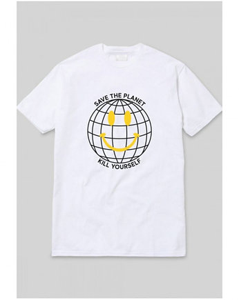 T-shirt Save Planet Black Tee, Back to Black