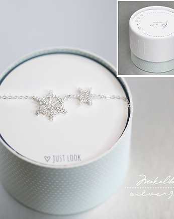 MAKALIBOO COLLECTION Płatki Śniegu srebro, Ewa Saj  Silver