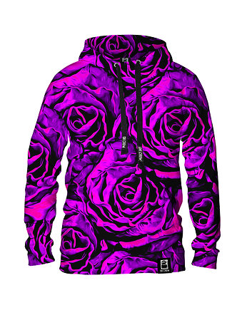 Damska Bluza z kapturem DR.CROW Purple Roses, DrCrow