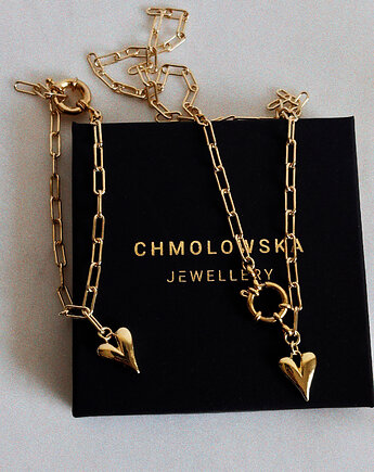 Naszyjnik Heart Chain, Chmolowska Jewellery