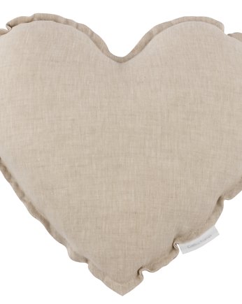 Poduszka PN serce lniane Naturalne, Cotton & Sweets