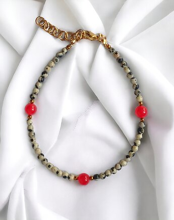 Bransoletka na nogę : red currant collection, kaktusia