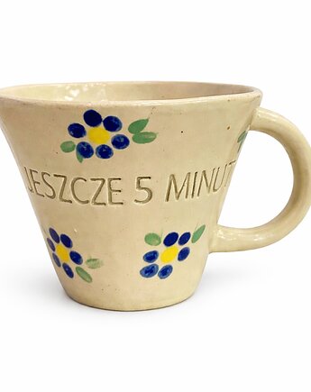 Kubek ceramiczny kwiatki, Papataj
