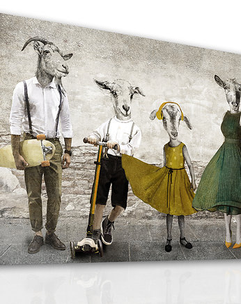 Obraz na płótnie - Kozłowscy 2+2, 120x80cm, LUdesign gallery