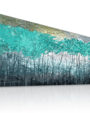 Obraz na płotnie pejzaż, las, drzewa- 150x60cm, LUdesign gallery