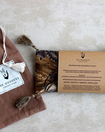 Relaksacyjna  jedwabna poduszka na oczy upcycling, VENUSS concept store