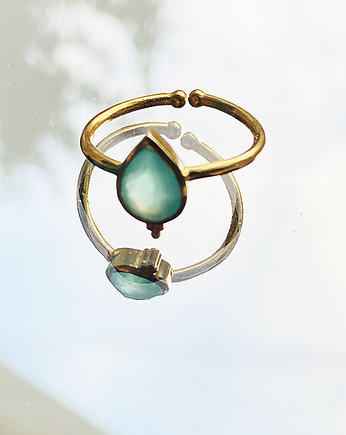 Pierścionek z chalcedonem, Anemon Atelier
