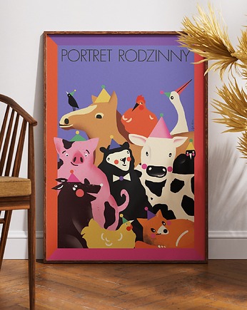 Plakat "Portret rodzinny", Agata Małecka