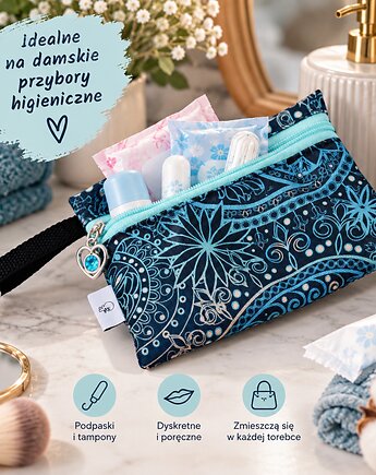 Etui do torebki etui na przybory higieniczne damskie etui mehndi, Uszyciuch