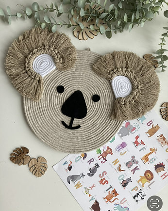 Koala dekoracja ścienna do pokoiku dziecięcego, renartgifts