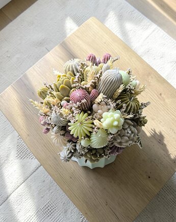 Duży Flower Box Sojowy XXL, Oyka Candle