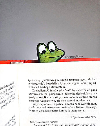 Zakładka do książki Żabka, Pan Pelican