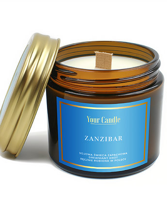 Świeca zapachowa sojowa Zanzibar 120ml- Your Candle, Your Candle
