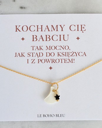 Dla Babci - Naszyjnik z Półksiężycem i Gwiazdką, Le Boho Bleu