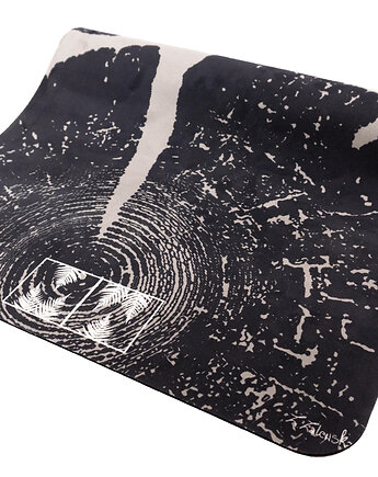 Mata do jogi z mikrofibrą MOSS 4mm Timber, mikrofibra + naturalny kauczuk, Mellow Ways