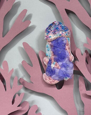 Broszka cekinowa meduza z rafy, MowiedoCiebie